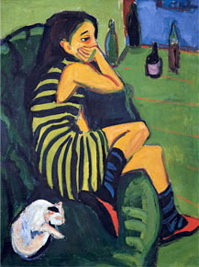 Artista. Marcella, 1910. Ernst Ludwig Kirchner.