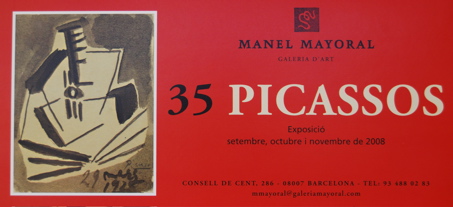 35 Picassos - Galería Mayoral
