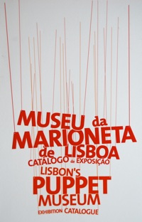 Catálogo de exposición del Museu da Marioneta de Lisboa