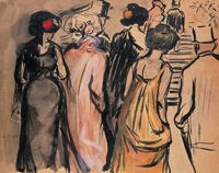 La escalera de la ópera, 1901. Kees Van Dongen. Únicamente para ilustrar el post.